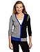 Sofie Women's 100% Cashmere Contrast Color-Block Cardigan