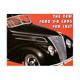 1937 FORD Sales Brochure Literature Book Piece 