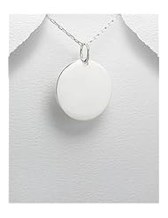 Tag Pendant Necklace In 92.5 Sterling Silver