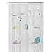 MAYTEX Mills Mesh Pockets Curtain Shower Liner, 70 x 72-inch, Clear
