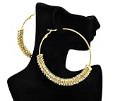 Gold Iced Out Mini Loops Basketball Wives Poparazzi Hoop Earrings Lady Gaga Paparazzi