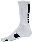 Red Lion Legend Athletic Crew Socks (Medium, White/Black)