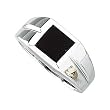 14K White Gold Man's Onyx Ring