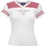 Dallas Cowboys -Women's- Pink Retro Jersey Tee