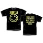 Nirvana Smile T-shirt in Black - Ships in ''24'' Hours!