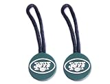 New York Jets Zipper Pull Charm Tag Set Luggage Pet ID Nfl
