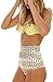 Azyuan Women's Vintage 50s High Waist Bikini Retro Swimsuit Bathing Suit