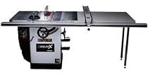DELTA 36-L51X-BC50 10-Inch Left Tilt 5-Horsepower Cabinet Saw with 50-Inch Biesemeyer Fence, 2 Cast Iron Extension Wings, Table Board, and Legs, 230-Volt 1-Phase