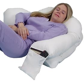 Leachco Snoogle Loop Contoured Fit Body Pillow, Ivory