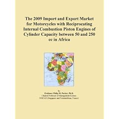 The 2009 Import and Export Market for Motorcycles with Reciprocating Internal Combustion Piston Engines of Cylinder Capacity between 50 and 250 cc in Africa