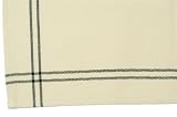 Dunroven House K319-G Vintage Stripe Tea Towel in Green- Pack of 6