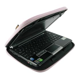 Lenovo S10 10.2-Inch Ideapad Memory Foam Netbook Laptop Sleeve Slipcase - Pink Faux... by rooCASE