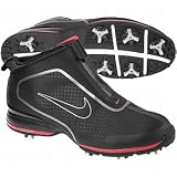 Nike 2010 Zoom Bandon Golf Shoes, Black/Varsity Red, 14 M