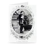 Mr. Edwin Booth as Iago (engraving) by.. - Greeting Card (Pack of 2) - 7x5 inch - Art247 - Standard Size - Pack Of 2