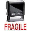 FRAGILE Red Office Stock Self-Inking Rubber Stamp