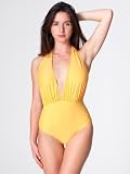 American Apparel Nylon Tricot Halter One-Piece