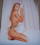 Alley Baggett (Playboy) autographed 11x14 lingerie calendar photo (Pose=Nude)