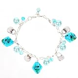 Bracelet Glass Beads and Hand Bags Blue