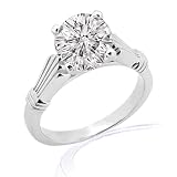 0.70 Ct Round Cut Diamond Celtic Cathedral Solitaire Engagement Ring 14K SI2 GIA