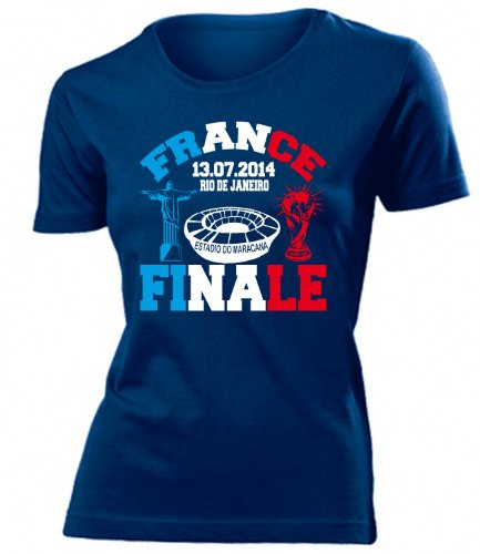 FRANKREICH FAN SHIRT – RIO DE JANEIRO FINALE 13.07.2014 3353(F-N) Gr. L
