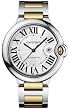 CARTIER BALLON BLEU MENS GOLD & STEEL WATCH W69009Z3