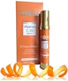 Vitamin C 35% Serum with Hyaluronic Acid and Retinoic Acid -Stimulates Collagen for Anti Aging, Repairs Dark Circles Around Eyes and Sun Damage for Skin, Face and Neck, Fades Age Spots and Wrinkles