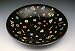 Large Black Fused Glass Bowl by Janet Foley