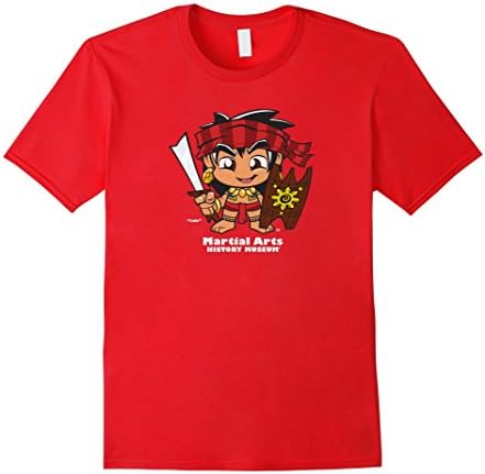 Men's Martial Arts History Museum: Filipino Warrior Medium Red