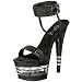 Pleaser Women's Adore-778LN,Black,7 M
