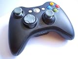 Xbox 360 wireless controller replacement shell case black