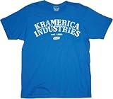 Seinfeld Kramer Kramerica Industries Blue T-Shirt Tee
