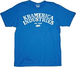Seinfeld Kramer Kramerica Industries Blue T-Shirt Tee