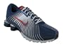 Nike Men's NIKE SHOX EXPERIENCE+ RUNNING SHOES 9 (MIDNIGHT NAVY/MET SILVER)