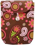 Pink Paisley Diaper and Wipe Clutch