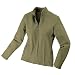 TAIGA Women's Polartec Microfleece Long-sleeved Zip Sports Shirt, Olive, MADE IN CANADA