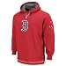 MLB Boston Red Sox The Liberation Hooded Fleece Pullover, Athletic Red/Granite/White, Medium