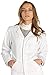 Dr. James Women’s Lab Coat for Medical Professionals, Classic Fit, Multiple Pockets, White US 8