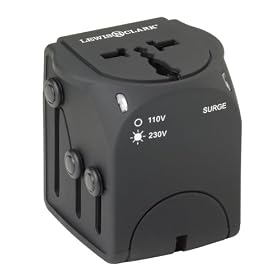 Lewis N. Clark Universal 4-in-1 Travel Adapter Converters & Adapters