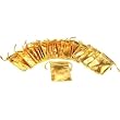 24 Pouches Gold Gift Bags Drawstring Jewelry Favor 2"
