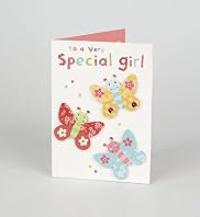Sparkle Butterflies Birthday Card