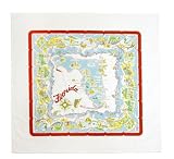 Vintage Retro Florida Souvenir State Map Tablecloth
