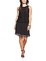 Laura Moretti Vestido Seda (Negro)