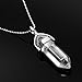 JEWELRIESHOP Simple Hexagonal Pile Design Synthetic Crystal Pendant for Necklace Bead Chain, Power Healing Chakra