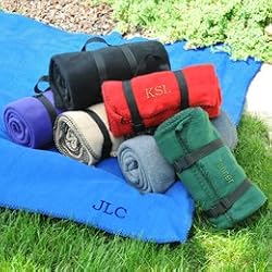 Hunter Green Fleece Blanket
