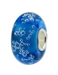 Jewelry: Hawaii Ocean Bubble Water Park Murano Glass Bead Charm - Beads hunter Glass Bead