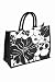 Typhoon Re-usable Shopping Bag, Black Botanical