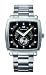 Police Phalanx gents stainless bracelet with black dial watch