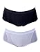 Yvette Women Mid-Rise Sports Control Panties #6004 2-Pack