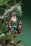 Golfing Santa with Bag Ornament