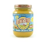 Earths Best Junior Baby Food Organic - Tender Chicken and Stars Dinner, 6-Ounce Jars (Pack of 12)